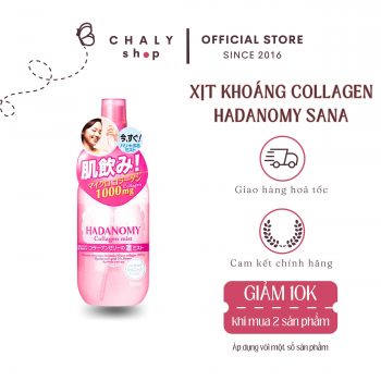 Xịt khoáng Hadanomy Collagen Mist Sana Nhật Bản