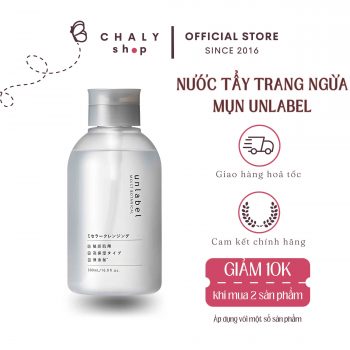 Nước tẩy trang thảo mộc đa năng Unlabel Moisture Botanical Micellar Cleansing Water Nhật