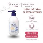 Sữa dưỡng thể chống nắng Hatomugi UV Milky Gel của Nhật SPF50