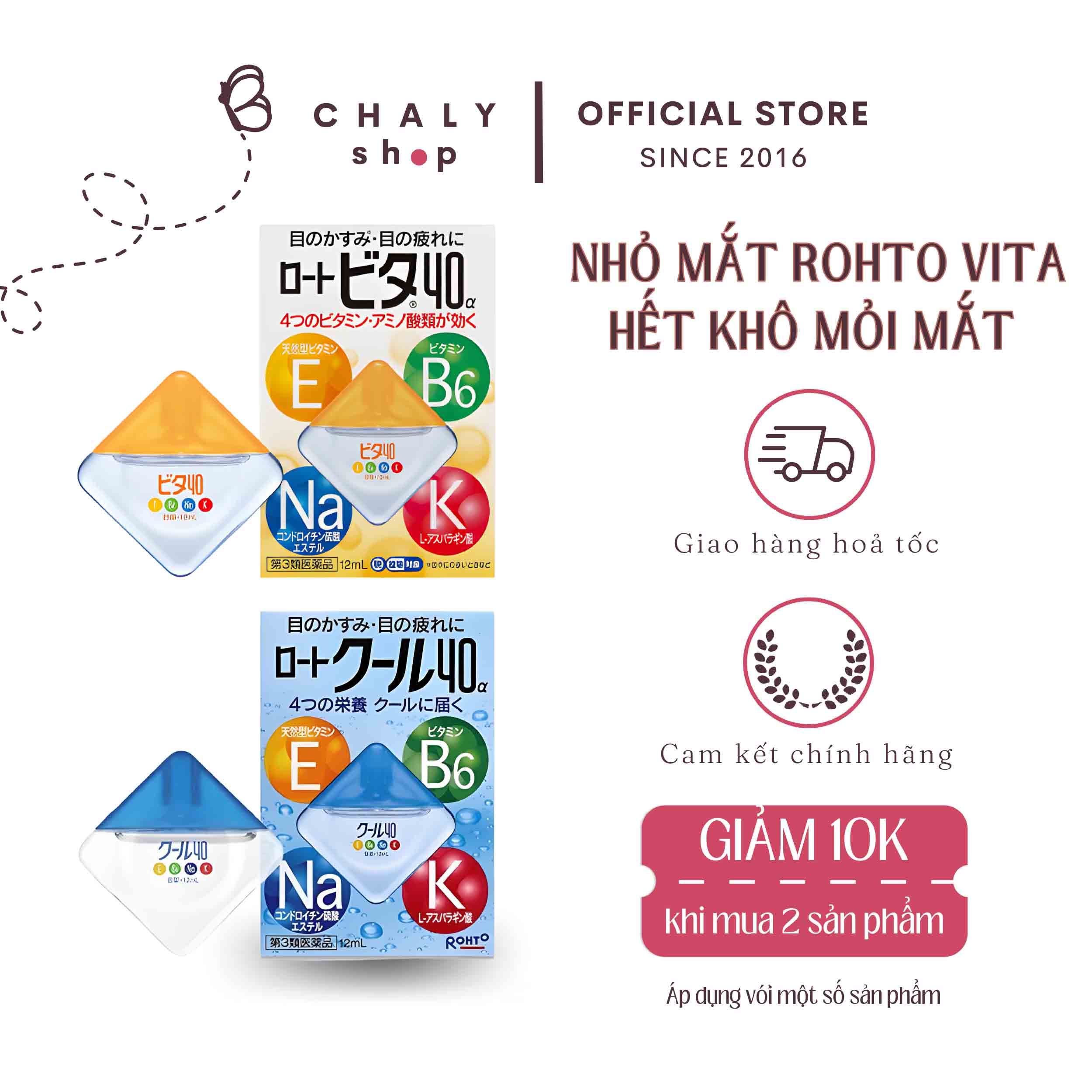 Thuốc nhỏ mắt Rohto Nhật Bản có chứa chất kali không? Tác dụng của chất kali trong thuốc là gì?

