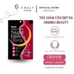 Trà giảm cân đẹp da Orihiro Night Diet Beauty Tea 16 gói