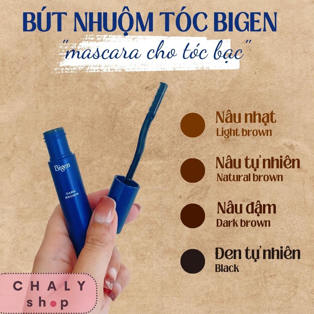 Bút nhuộm chấm chân tóc Bigen Hair Mascara Nhật cực hot