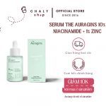 Tinh chất cho da dầu mụn The Auragins 10% Niacinamide + 1% Zinc Acne Clear Brightening Serum 30ml Hàn Quốc