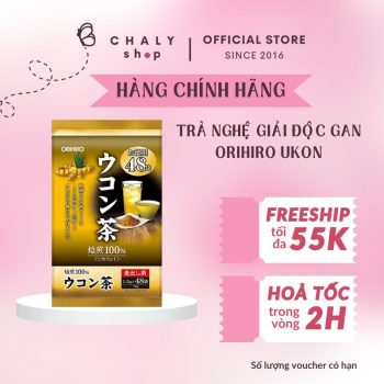 Trà nghệ giải độc gan Orihiro Ukon Nhật Bản
