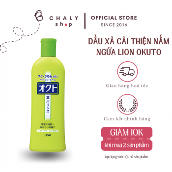 Dầu xả trị gàu và nấm da đầu Lion Okuto Nhật