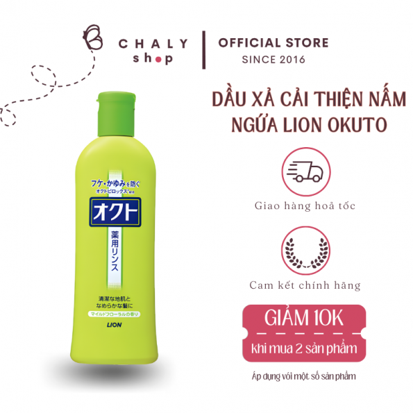Dầu xả trị gàu và nấm da đầu Lion Okuto Nhật Dầu xả trị gàu và nấm da đầu Lion Okuto Nhật