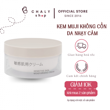 Kem dưỡng ẩm cho da nhạy cảm Muji Moisturising Cream Nhật Bản
