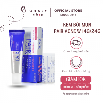 Kem trị mụn Pair Acne W Cream Nhật Bản 24g và 14g mẫu mới
