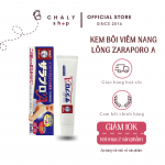 Kem trị viêm nang lông Zaraporo Rohto Nhật 35gr