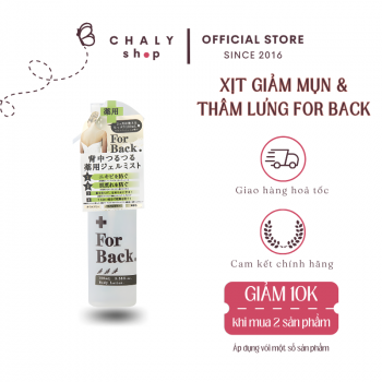 Trị vết thâm For Back Medicated Mist Pelican dạng lotion xịt 100ml