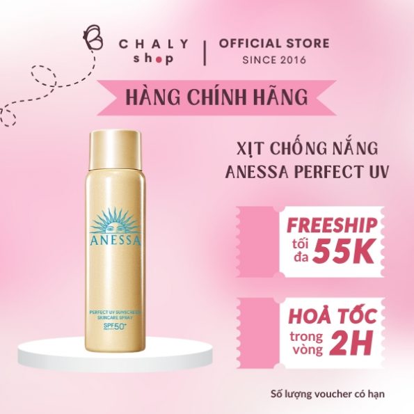 Xịt chống nắng Anessa Perfect UV Sunscreen Skincare Spray N