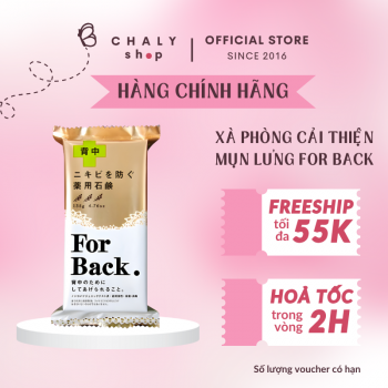 Xà phòng trị mụn lưng For Back Medicated Soap Pelican của Nhật 135g