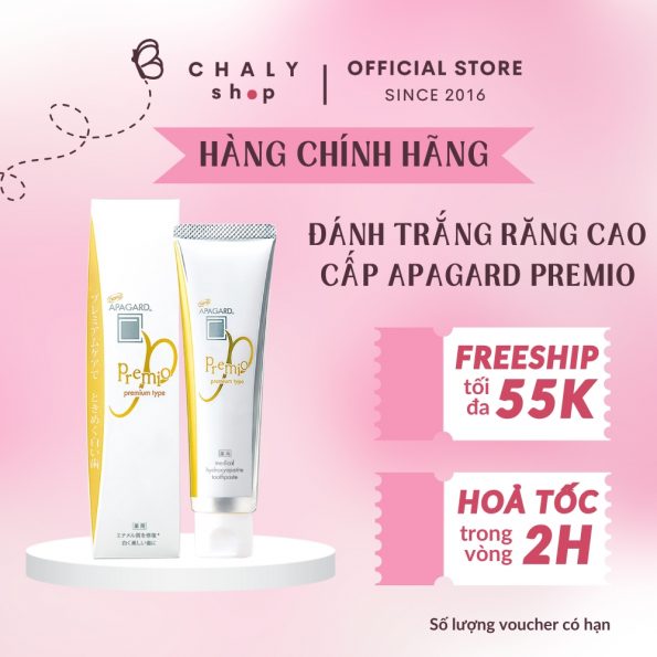 Kem đánh trắng răng Apagard Premio 105g