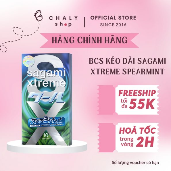 Bao cao su Sagami Xtreme Spearmint