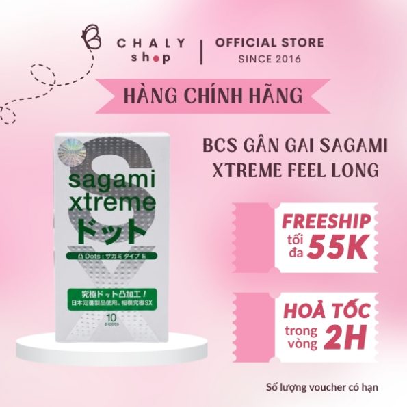 BCS Sagami Xtreme Feel Long (Dots Type)